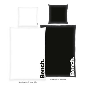Bench Bettwäsche-Set 'Schwarz/Weiß' – 135x200, 140x200 & 155x220 cm, Renforcé