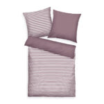 Produktbild Tom Tailor Bettwäsche Medium Stripes Cozy Mauve & Crisp White