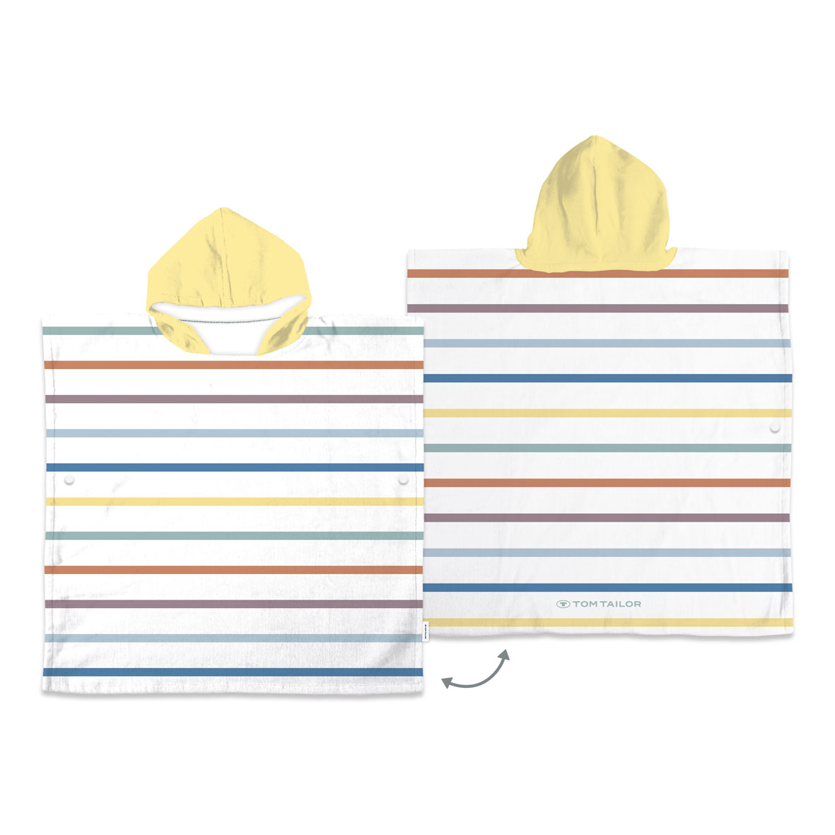 Produktbild Tom Tailor Junior Poncho Colored Stripes Multi Color