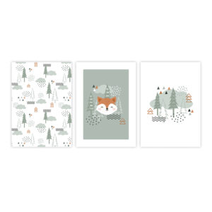 Produktbild babybest Premium Wandbilder Nordic Forest