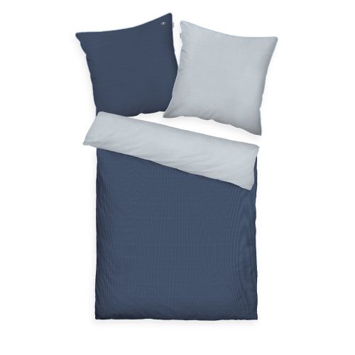 Produktbild Tom Tailor Bettwäsche Fine Stripes Dark Navy & Sky Blue
