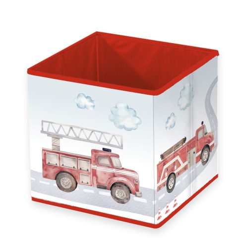 Produktbild babybest-Aufbwahrungsbox-Feuerwehr-30x30x30-faltbar