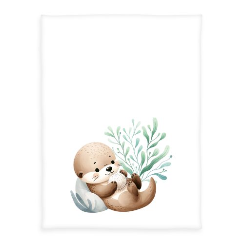 Produktbild babybest-Microfaserflasuch-Decke-Schnuffel-Otter