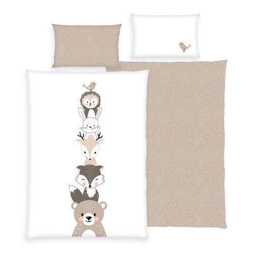 Produktbild babybest Bettwäsche Set Woodland Crew 100x135cm Renforcé