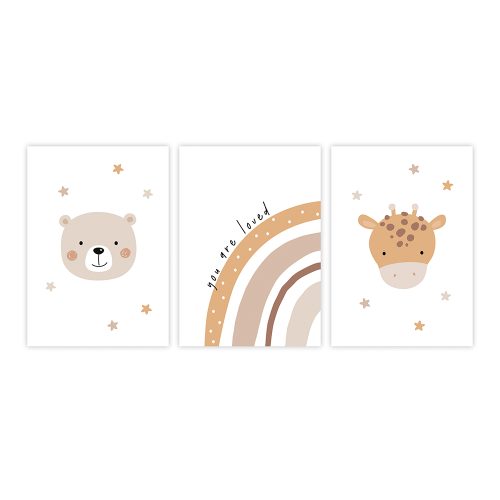 Produktbild babybest Premium Wandbilder Little Friends