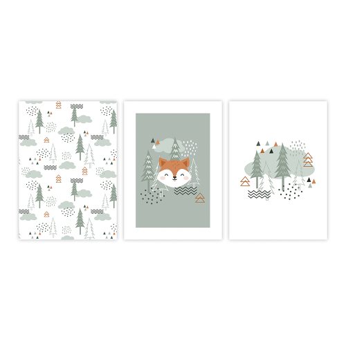 Produktbild babybest Premium Wandbilder Nordic Forest