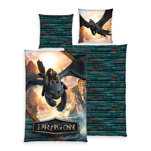 Produktbild Dragons Bettwäsche Set Drachenreiter