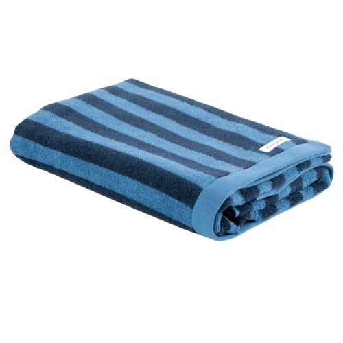 Produktbild Tom Tailor Duschtuch Medium Stripes Dark Navy Cool Blue