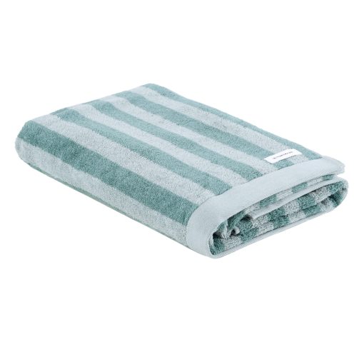 Produktbild Tom Tailor Duschtuch Medium Stripes Fresh Sage Smokey Sage