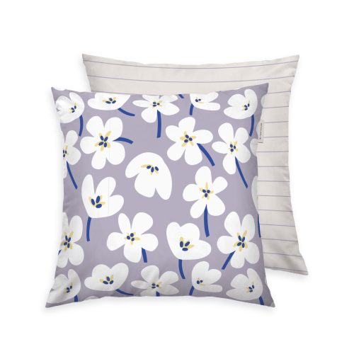 Produktbild Tom Tailor Kissenhülle Fresh Flowers Soft Lilac Off white