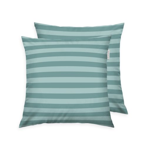 Produktbild Tom Tailor Kissenhülle Medium Stripes Fresh Sage & Smokey Sage